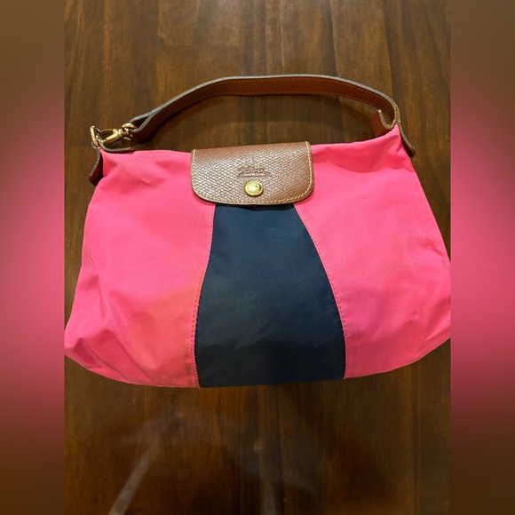 Longchamp Pink and Blue Bag y2k style! - Picture 3 of 10
